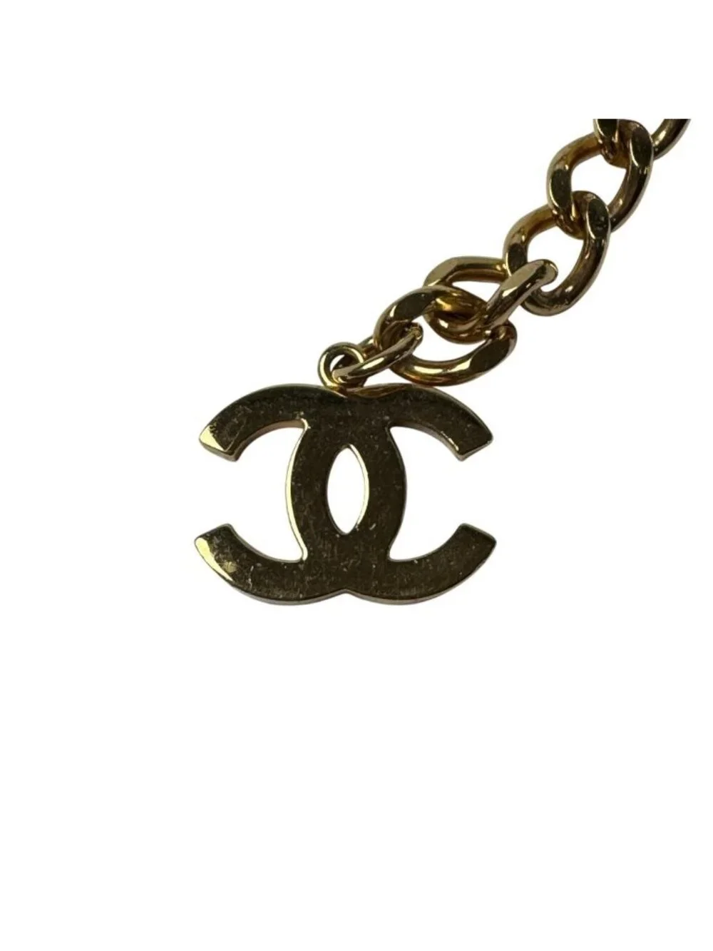 Chanel CC Logo Key Motif Necklace